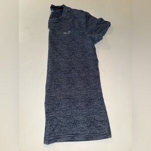 Hollister Boys Heathered Navy T-Shirt